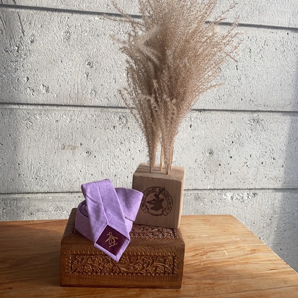 Penguin Slim Tie in Lilac - Picture 5 of 11